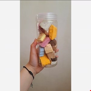 بستنی خشک مخلوط پت بزرگ درجه یک دورچین