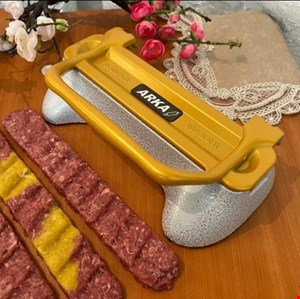 کباب زن طلایی نقره ای براق